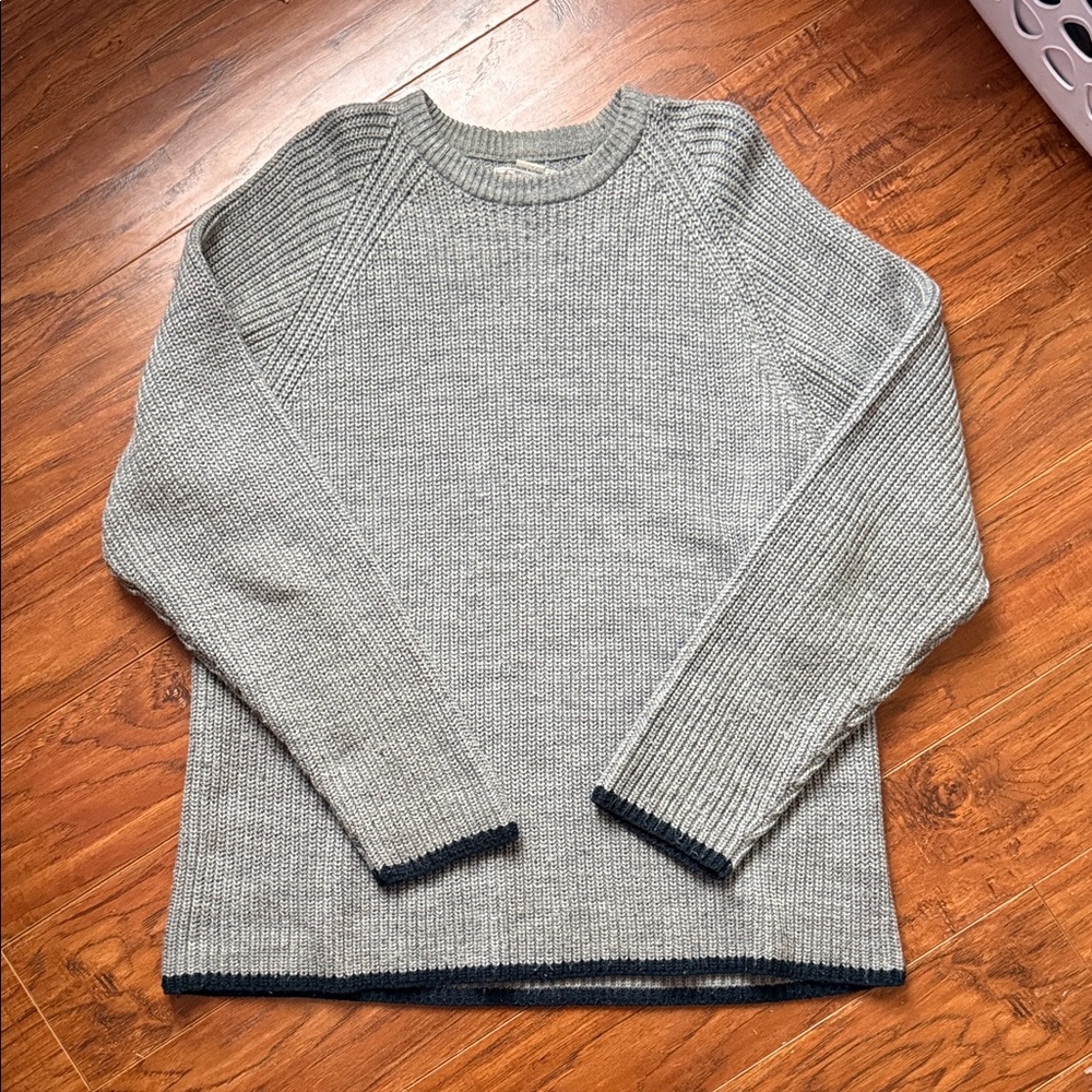 Vintage Aeropostale Size Large Gray Men’s Knit Crewneck Sweater
